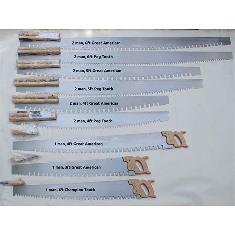 Crosscut saws Thomas Flinn, Lynx Brand 1 and 2 man - Wisemen Trading ...