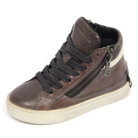 G4224 sneaker bimbo CRIME LONDON grey leather vintage effect kid