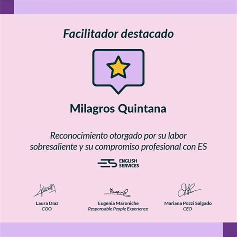 El lunes pasado recibí un mail por el reconocimiento de ser ...