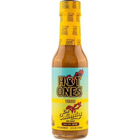 Hot Ones Los Calientes Verde Hot Sauce, 5 oz | Central Market - Really ...