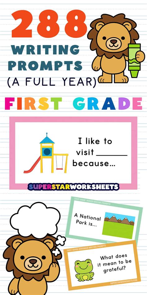 Image result for First Grade Writing Prompt Worksheets