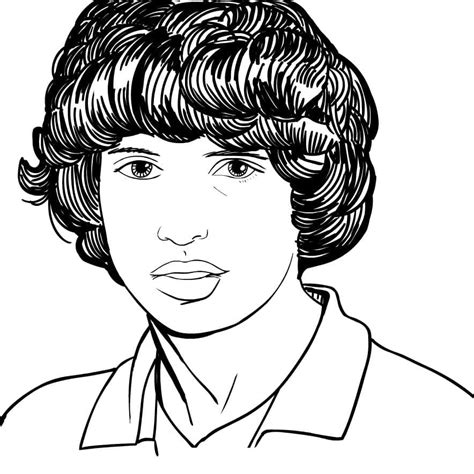 Steve from Stranger Things coloring page - Download, Print or Color ...