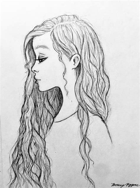 Long Hair Drawing