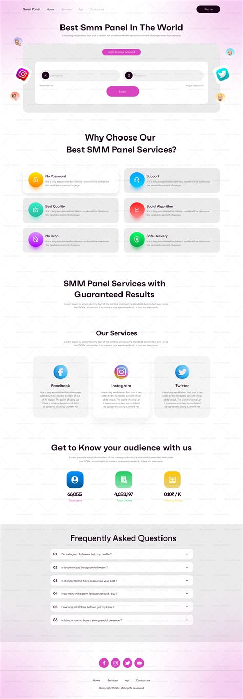 Basic Smm Panel Themes