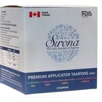 Sirona Premium Applicator Tampons Mix Pack Tampons