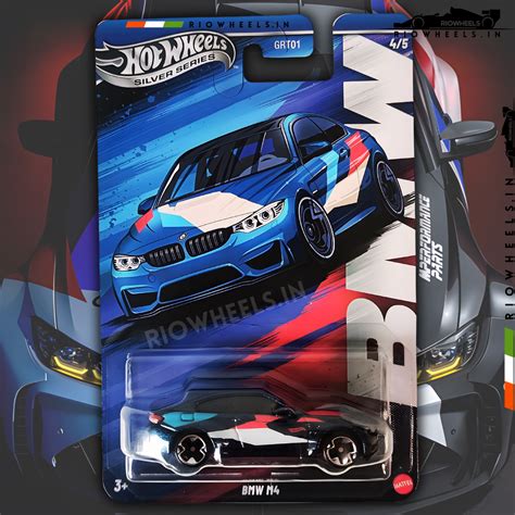 589/- || BMW M4 SILVER SERIES - HOT WHEELS – RIOWHEELS