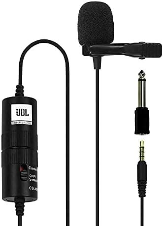 JBL Commercial CSLM20B Auxiliary Omnidirectional Lavalier Microphone ...