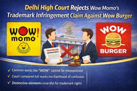 Delhi High Court Rejects Wow Momo’s Trademark Infringement Claim ...