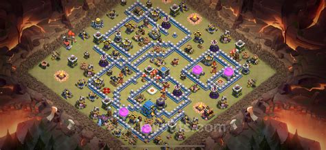 Best War Base TH12 with Link, Anti Everything, Hybrid - Town Hall Level ...