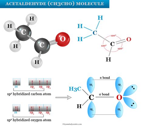Acetaldehyde Lewis Structure
