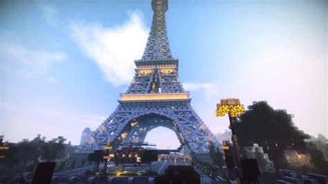 Eiffel Tower Minecraft Tutorial Commentary 的图像结果