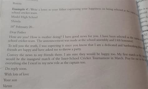 Plz send me any example of informal letter - Brainly.in