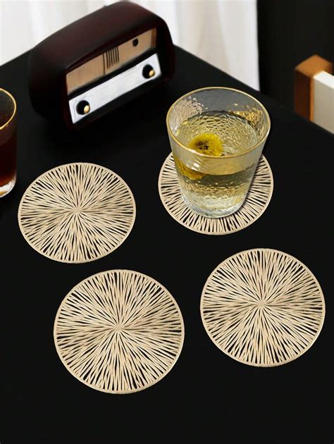 6pcs Heat Resistant Placemat & Cup Coaster Set, Explosion Pattern ...