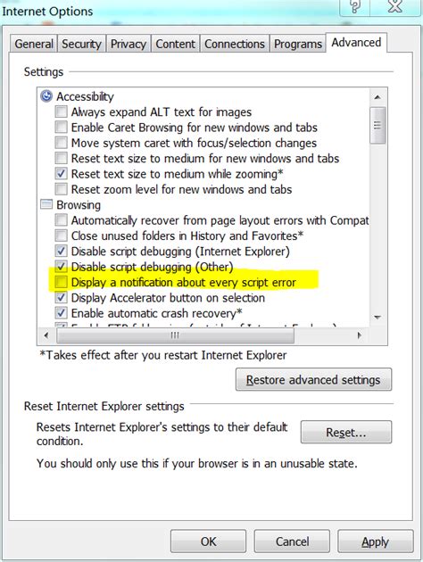 Image result for Script Error Edge Browser