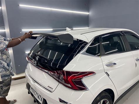 Dream car Decor Present Rear Monster Spoiler for New i20 n-line in Matt ...