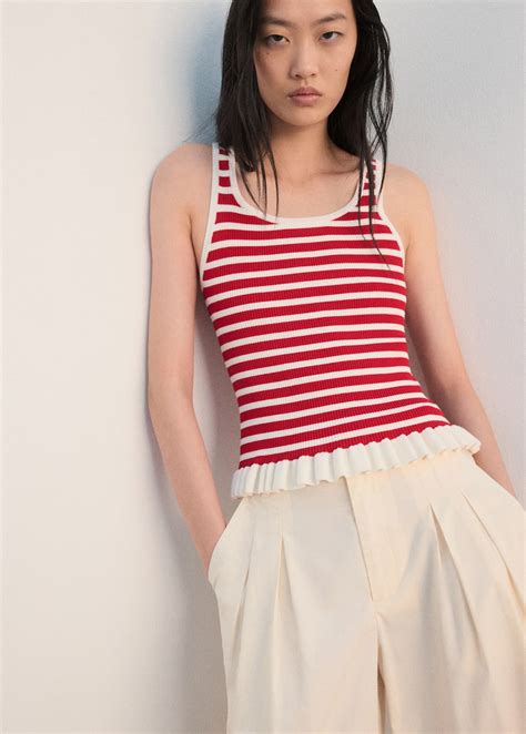 Pleat detailed top - Women | MANGO USA