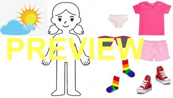 Dress for the Weather - interactive file-folder activity | TPT