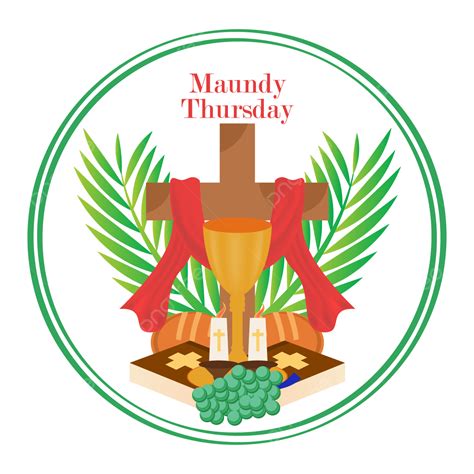 Maundy Thursday Vector Design, Christian, Jesus, Graphic PNG and Vector ...