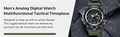 Buy V2A Analogue - Digital Men's Watch (Black Dial Brown Colored Strap ...