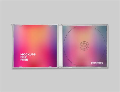 Free Plastic CD Mockup (PSD)