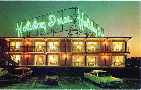 Twenty Humdrum Holiday Inn Postcards from the Fifties and Sixties ...