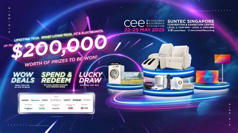 Consumer Electronics Exhibition (CEE) 2025, Suntec Singapore Convention ...