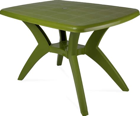 Cello Eden Four Seat Dining Table (Plastic ,Ice Brown) : Amazon.in ...