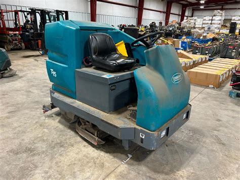 Tennant Sit-Down Floor Scrubber, Model T15, S/N: T15-15810, 36 Volt ...