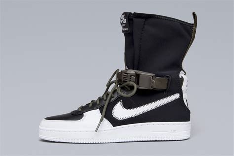 ACRONYM x Nike Air Force 1 Downtown HI - Black White | sneakerb0b RELEASES
