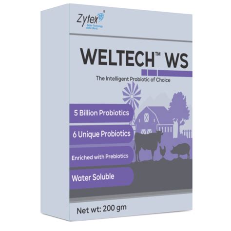 Animal feed water soluble probiotic blend WELTECH WS 10bn Formulations ...