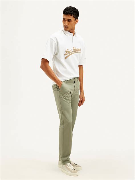 Men's Green Authentic Straight Fit Chino Pants – Levis India Store