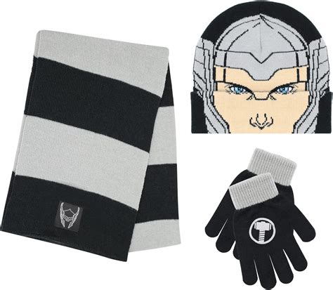 Marvel Avengers Kid’s Hat Scarf and Snow Gloves 3 India | Ubuy