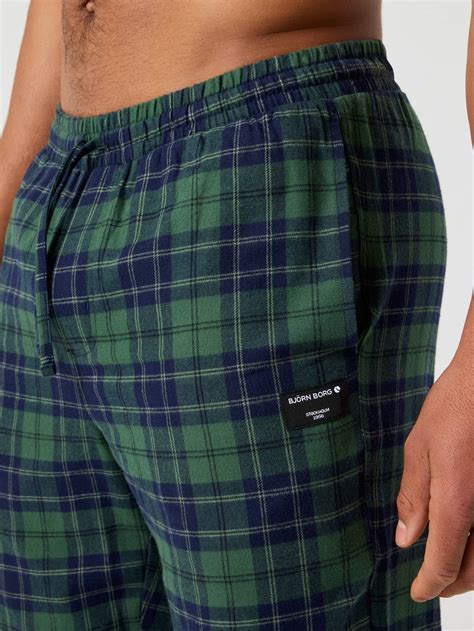 Core Flannel Pyjama Pants - Herr - Forest Tartan 7 | Björn Borg