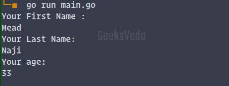 Image result for Input in Go From 2 Function