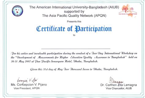 Free Printable Certificate of Participation Templates