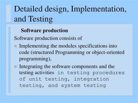 Image result for Design and Implementation and Software Testing