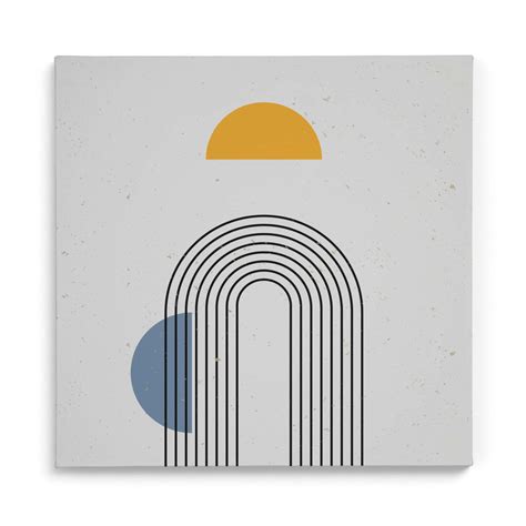 Curved Lines Wall Painting For Bedroom | Buy Custom Art Frames at The ...