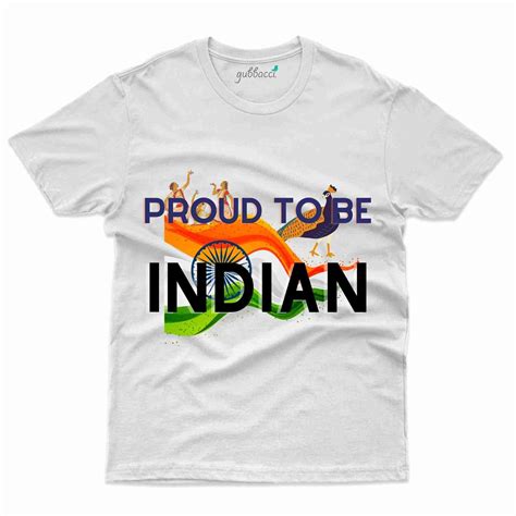 Unisex Proud to be Indian T-shirt - Independence Day T-Shirt | Gubbacci