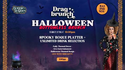Drag Brunch ??‍♀️ Halloween Bottomless Brunch with Miss Kitty ?, 42-43 ...