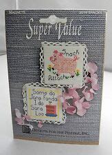 Buy Designs for the Needle Fridge Magnets Snack Attack Pig Jane Fonda ...