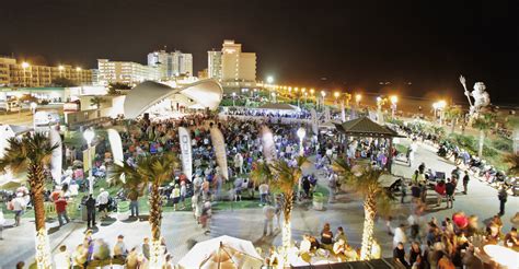 Beach Boardwalk At Night