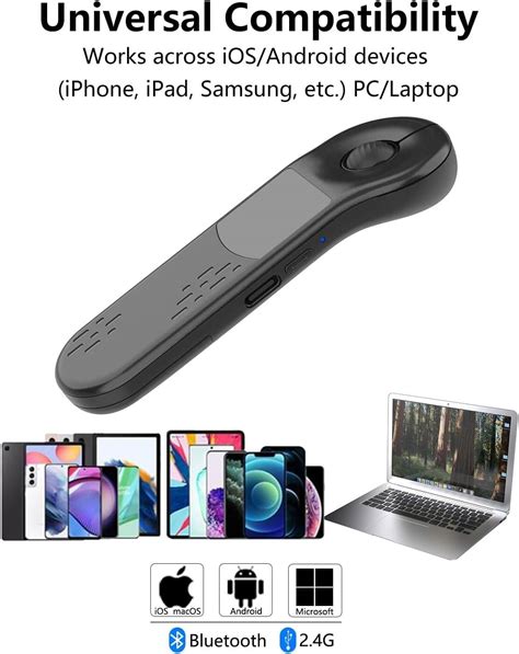 Air Mouse for PC/iOS/Android with Touchpad Rechargeable Wireless ...