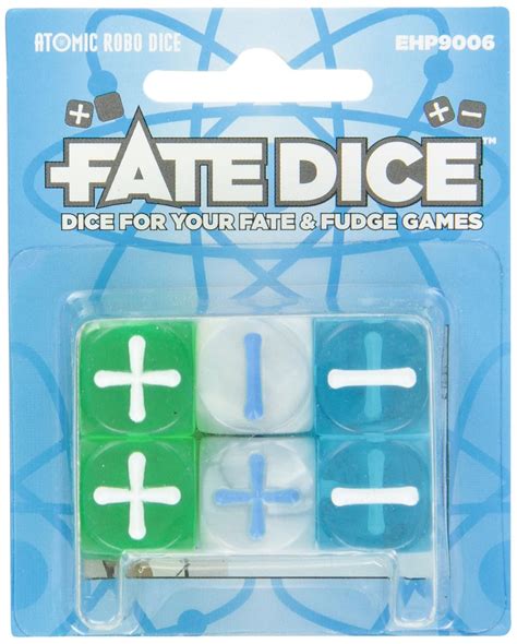 Fate Core Dice: Atomic Robo : Amazon.in: Toys & Games