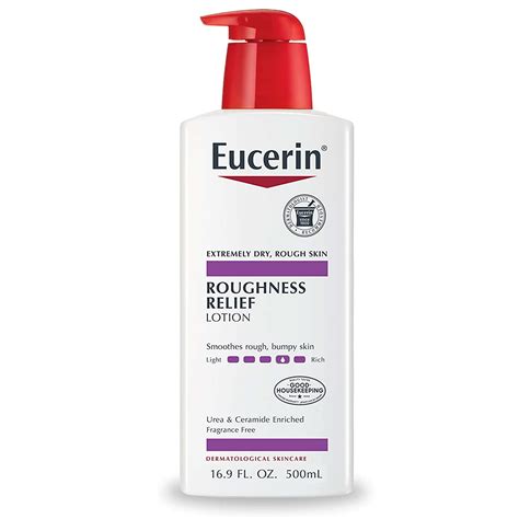 Eucerin Roughness Relief Body Lotion, Unscented Body Lotion for Dry ...