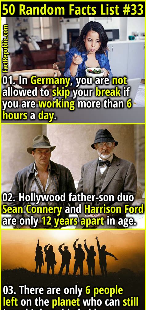 Image result for Random Facts List