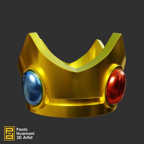 👸 Princess Peach Crown・ STL File for ・Cults