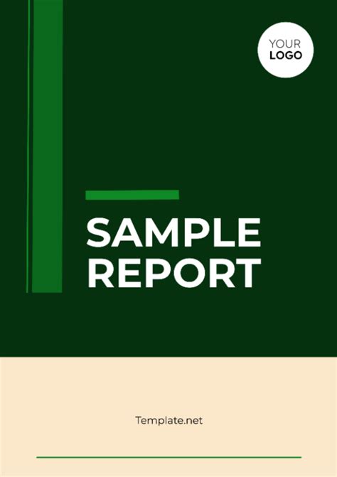 Image result for Example of Report Template