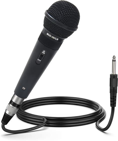 Nesa Dynamic Microphone: Karaoke Mic for Singing Enthusiasts with 6 ...