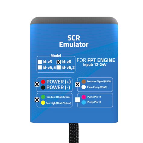 FPT इंजनों के लिए Euro 6 Adblue एम्यूलेटर - Can-Bus Emulator