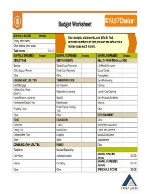 18 Printable Personal Budget Weekly Expenses Worksheet Forms and ...